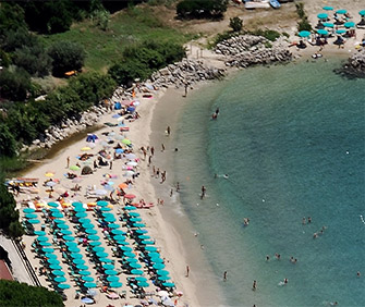 Stabilimento Balneare Batignani sulla spiaggia di Cavoli.