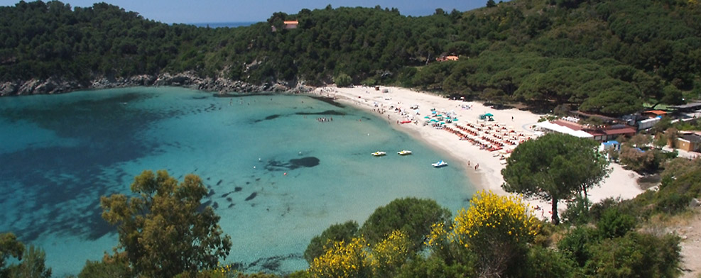 La Spiaggia di Fetovaia all'Isola d'Elba