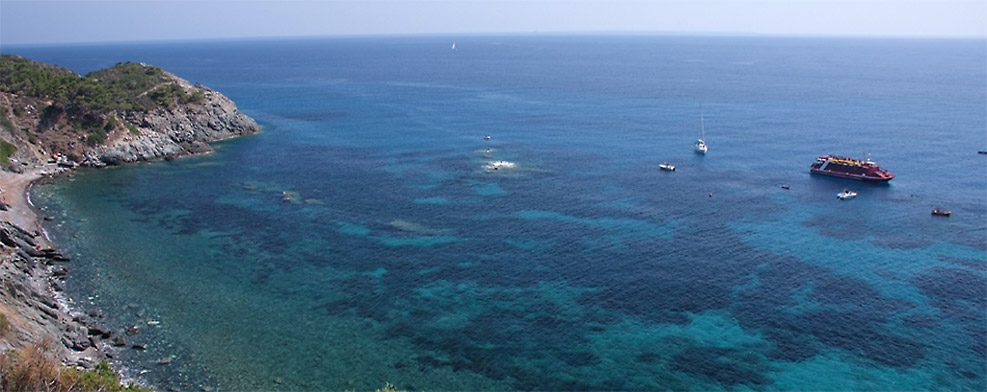 Il relitto sommerso a Pomonte - Isola d'Elba