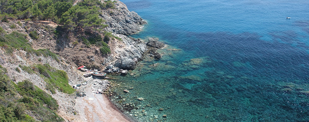 The sea at Chiessi - Elba Island